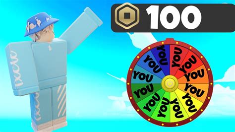 spin the will for robux.